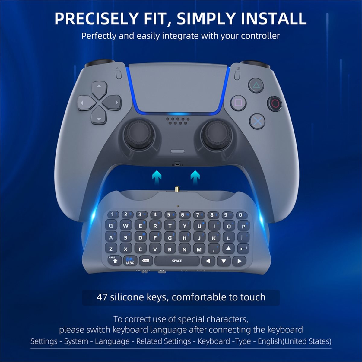 Gaming Keyboard Mini - goodidea Tastiera Wireless da Gaming 3.5mm
