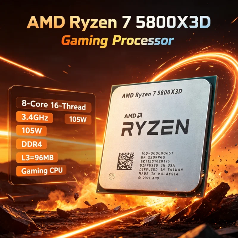 Processore AMD R7 5800X3D 96 M - Amd Cpu Ryzen 7 recensione e prezzo