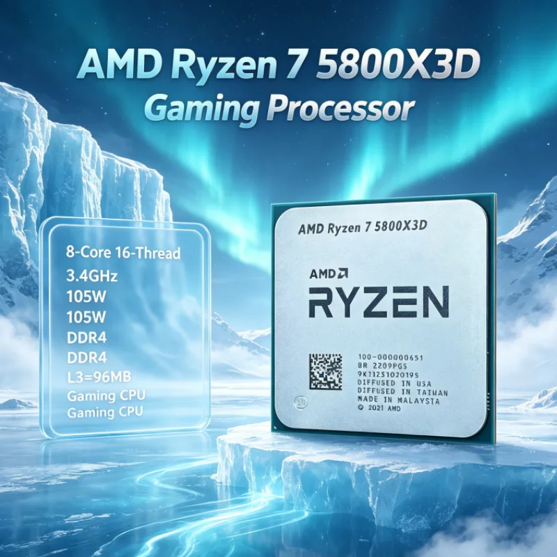 Processore AMD R7 5800X3D 96 M - Amd Cpu Ryzen 7 recensione e prezzo