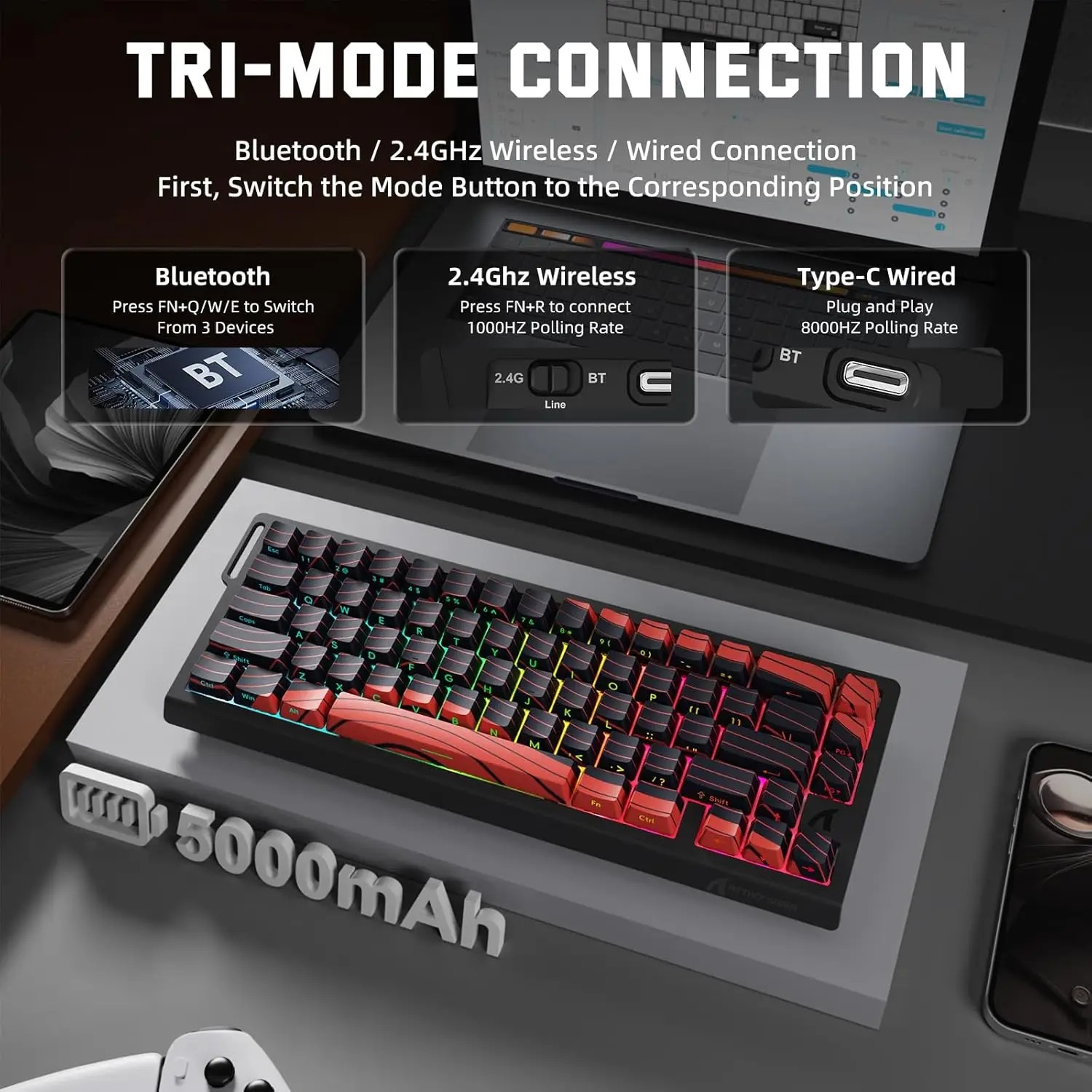 ATTACK SHARK X68 PRO HE Tastie - Gaming Keyboard Hot Swappable recensione e prezzo