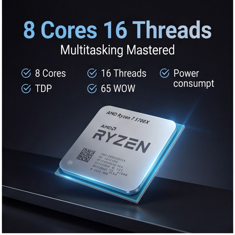 Processore AMD Ryzen 7 5700X p - Amd Cpu Ryzen 7 recensione e prezzo
