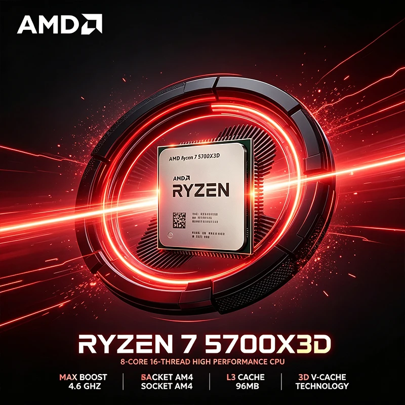 AMD Ryzen 7 5700X3D CPU Deskto - Amd Cpu Ryzen 7 recensione e prezzo