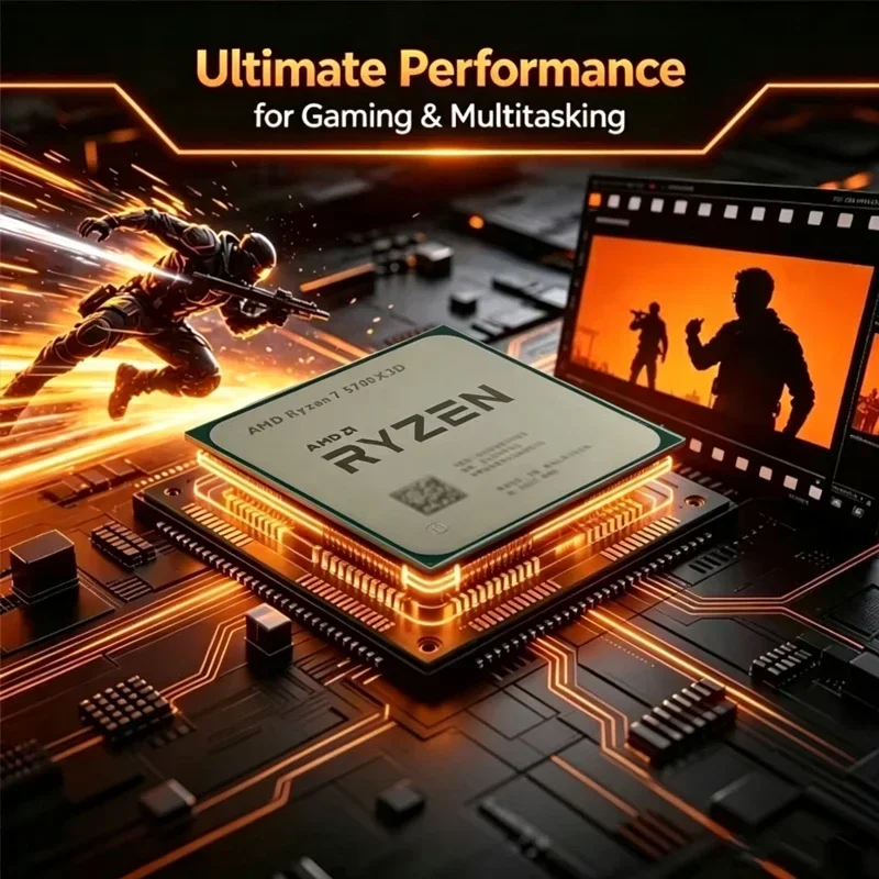 AMD Ryzen 7 5700X3D CPU Deskto - Amd Cpu Ryzen 7 recensione e prezzo