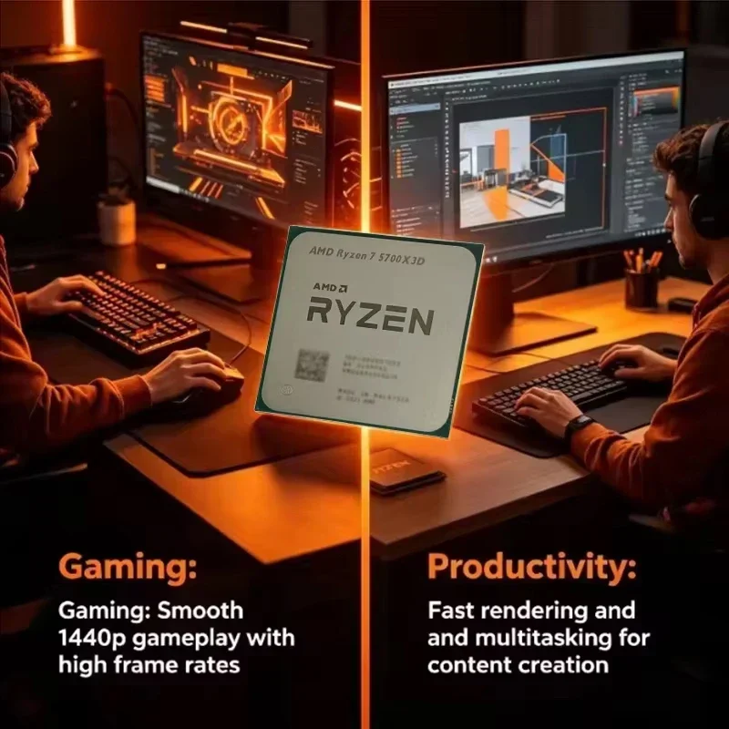 AMD Ryzen 7 5700X3D CPU Deskto - Amd Cpu Ryzen 7 recensione e prezzo