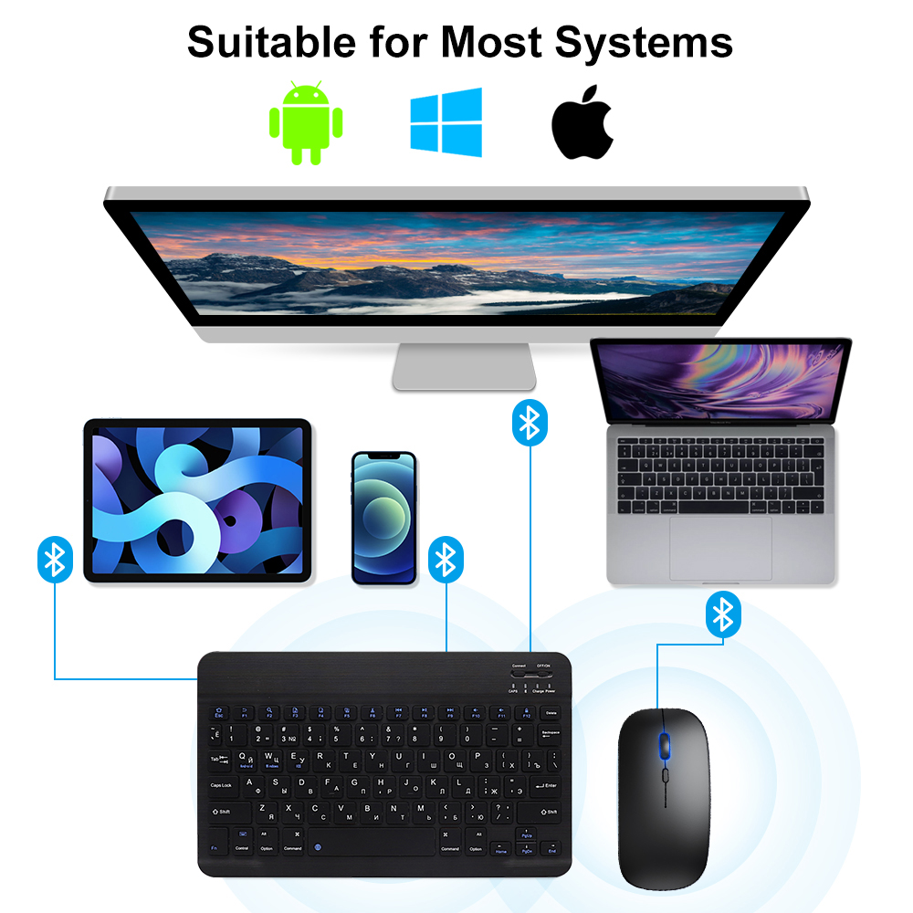 Tastiera e mouse Bluetooth per - Gaming Keyboard Mini recensione e prezzo