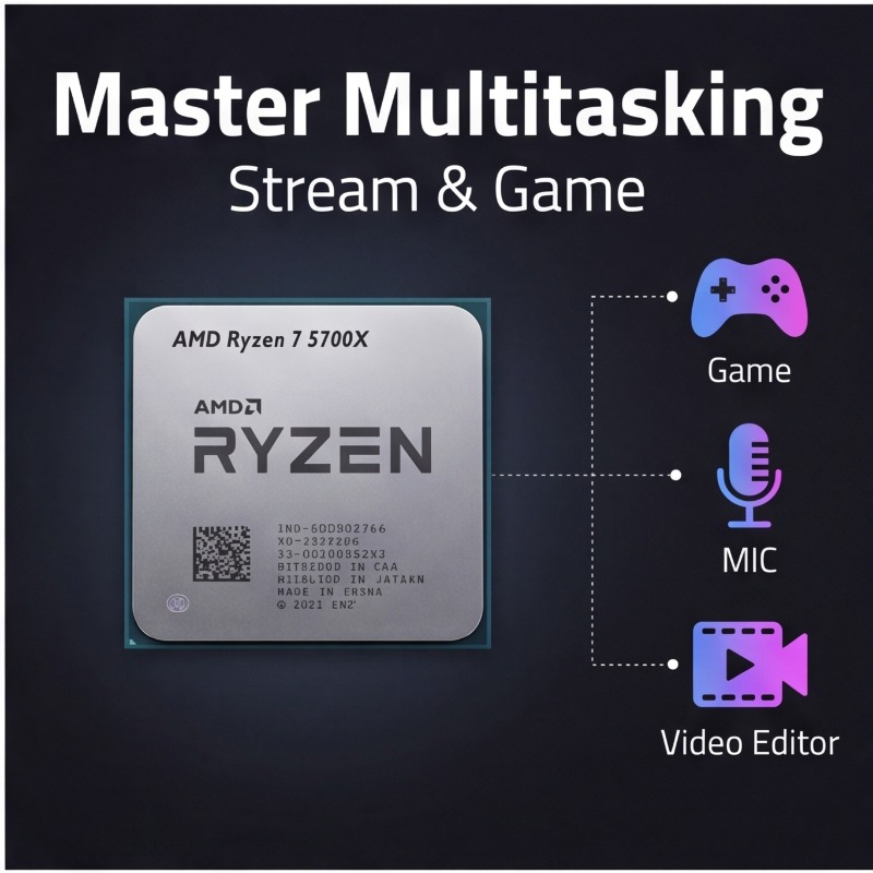 Processore AMD Ryzen 7 5700X p - Amd Cpu Ryzen 7 recensione e prezzo