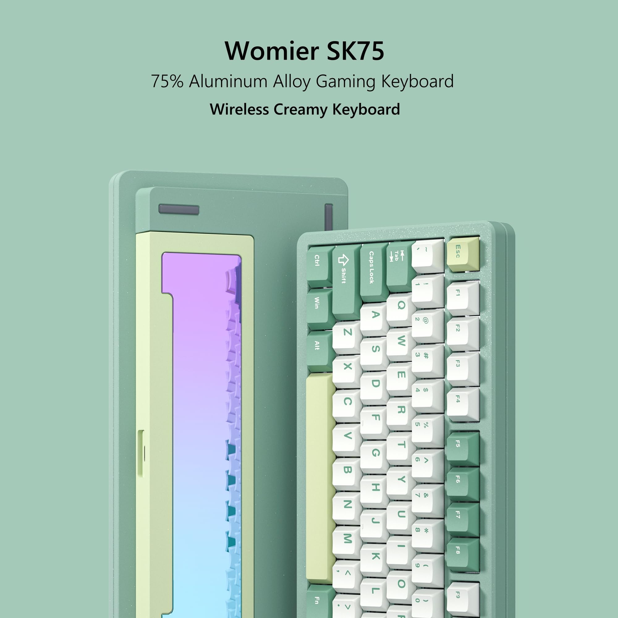 WOMIER SK75 Guarnizione per ta - Gaming Keyboard Hot Swappable recensione e prezzo