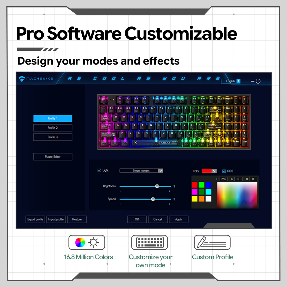 Tastiera Meccanica Cablata Mac - Gaming Keyboard Hot Swappable recensione e prezzo