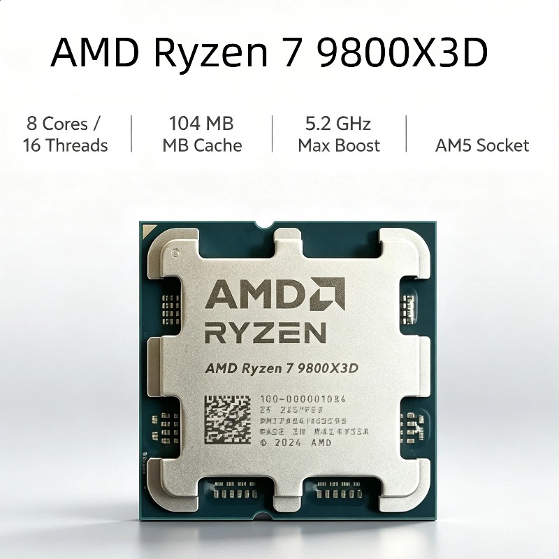 AMD Ryzen 7 9800X3D X3D Cache  - Amd Cpu Ryzen 7 recensione e prezzo