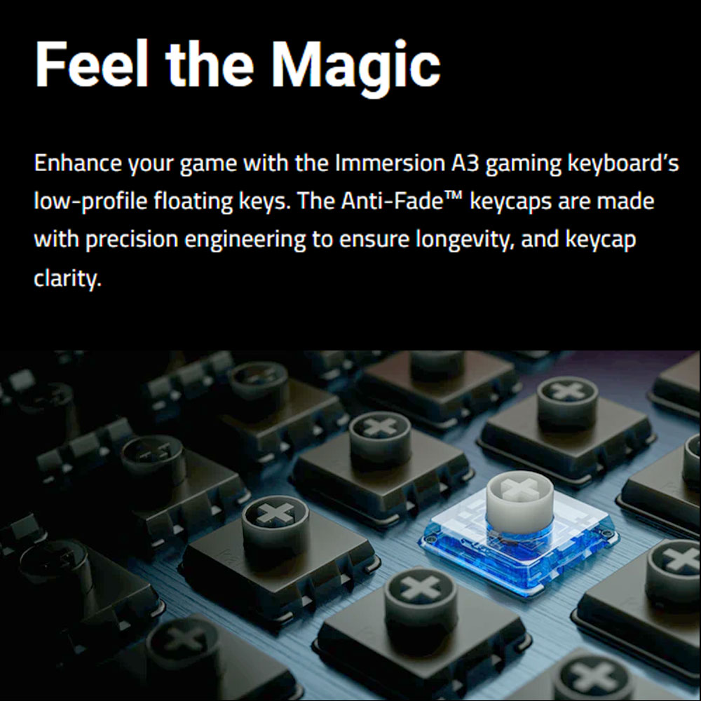 HEXGEARS A3 Tastiera meccanica - Gaming Keyboard Hot Swappable recensione e prezzo