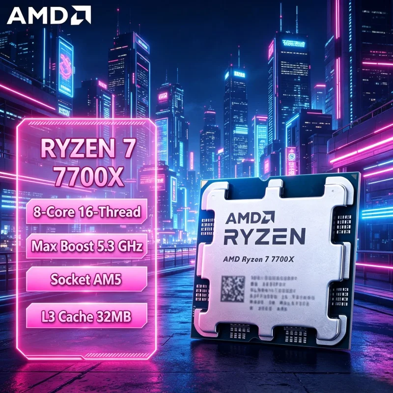 Processore AMD Ryzen 7 7700X A - Amd Cpu Ryzen 7 recensione e prezzo