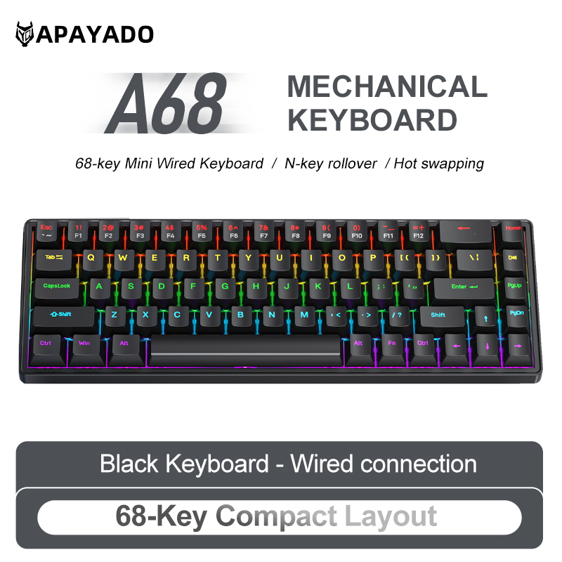 Tastiera Meccanica Cablata APA - Keyboard Gaming Blue Switch recensione e prezzo