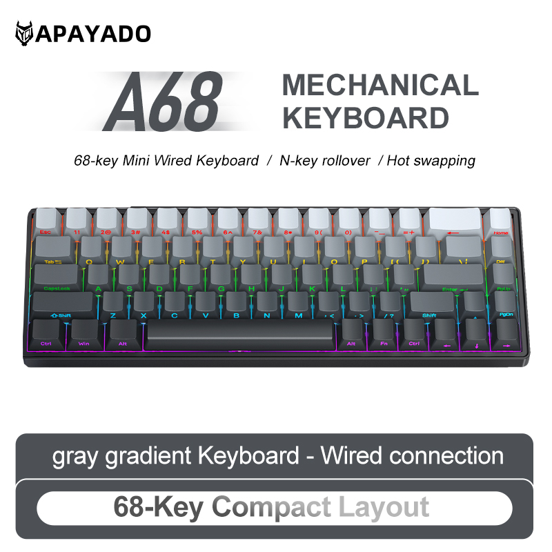 Tastiera Meccanica Cablata APA - Keyboard Gaming Blue Switch recensione e prezzo